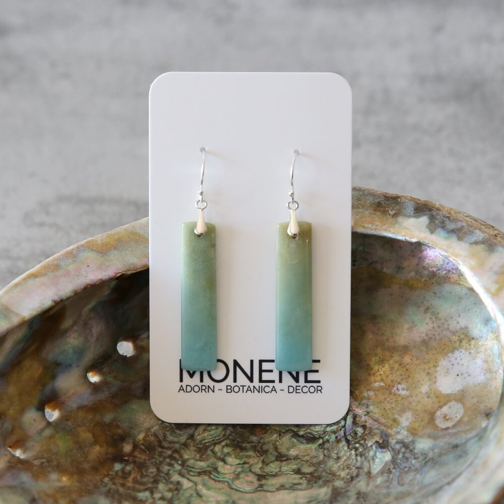Lagoon Light | Amazonite and Sterling Earrings